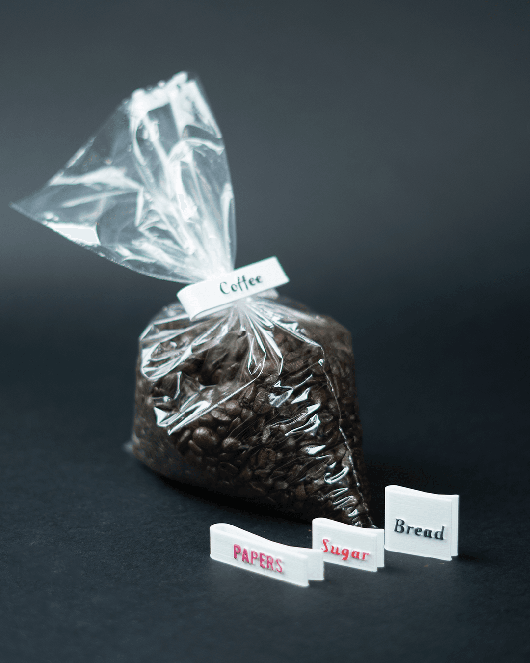 Custom 3D Printed Bag Clips – Personalized & Multi-Size Pack