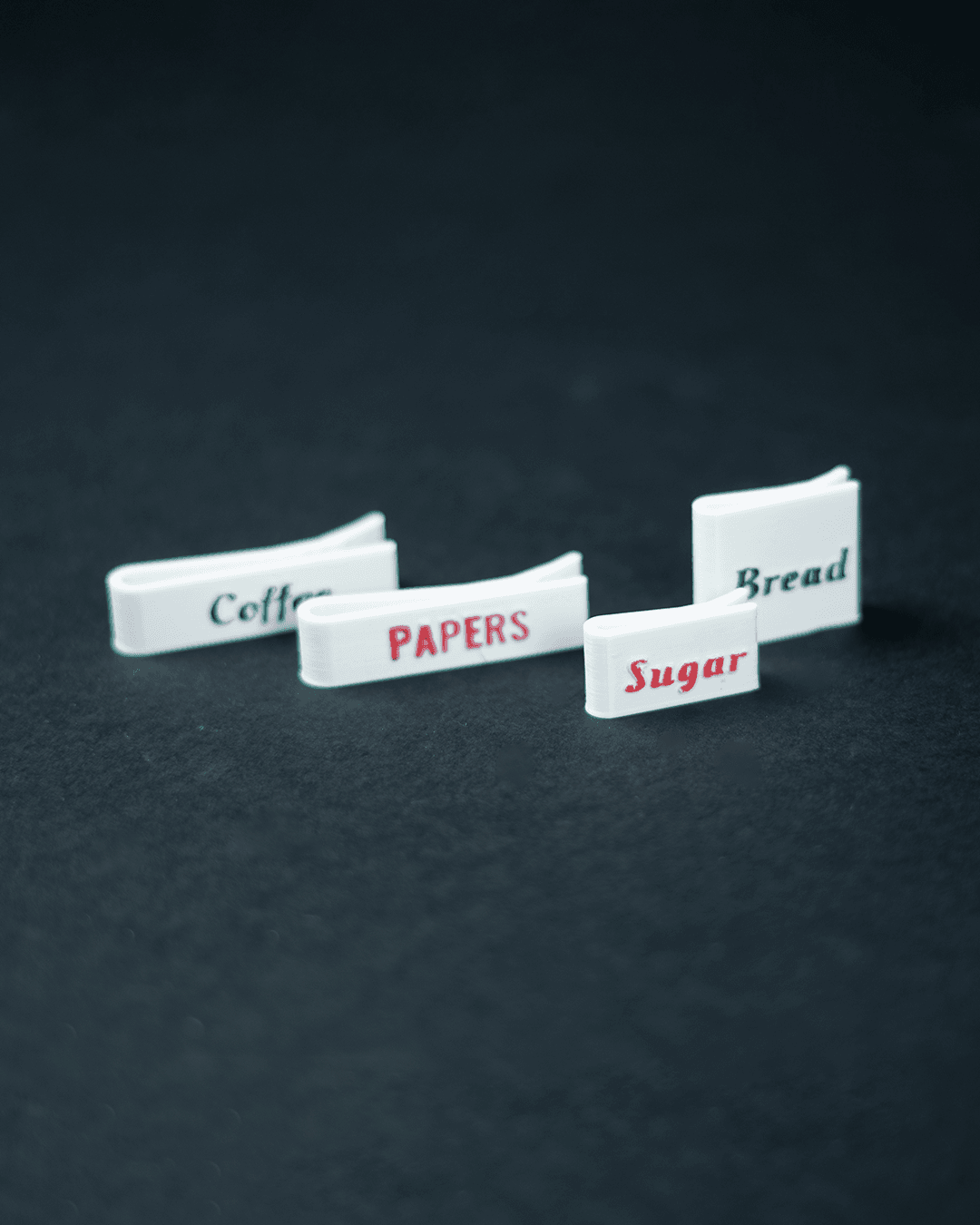 Custom 3D Printed Bag Clips – Personalized & Multi-Size Pack