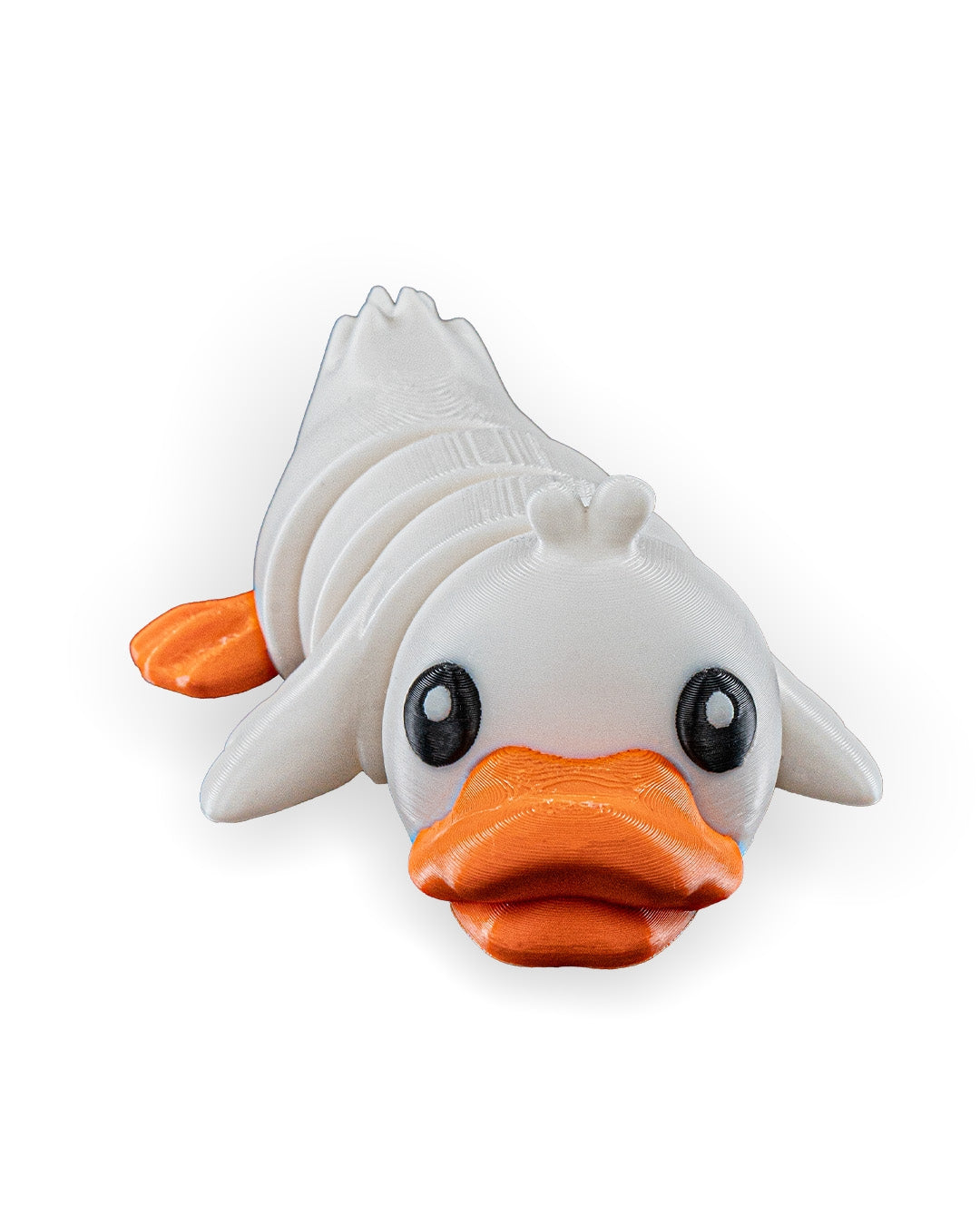 3D Printed Duck Keychain - Set of 2 - Articulated PLA Model - Cute and Collectible