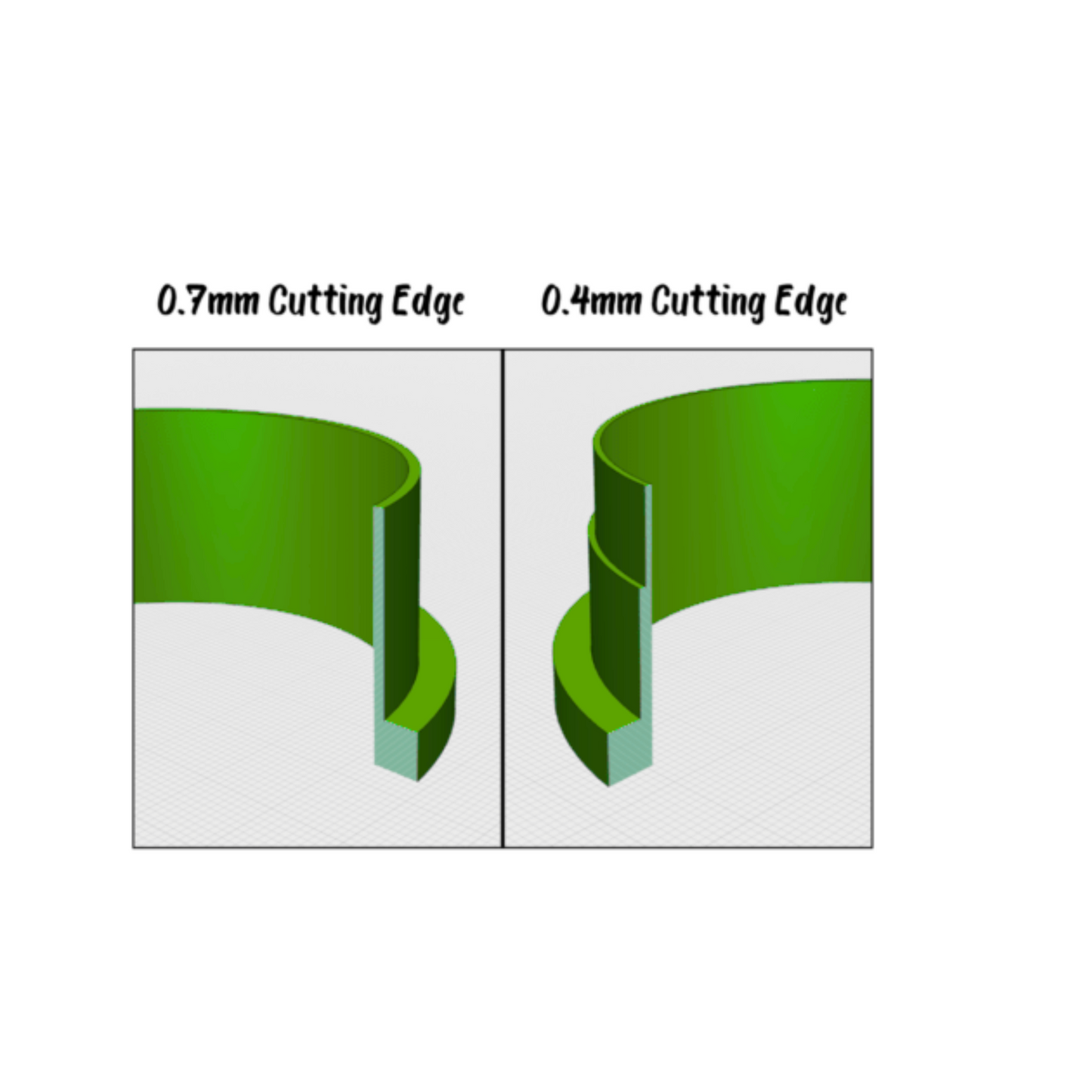 Butterfly Clay Cutter Set – 10 Sizes – Dual Edge 3D Printed – Polymer Clay Tool