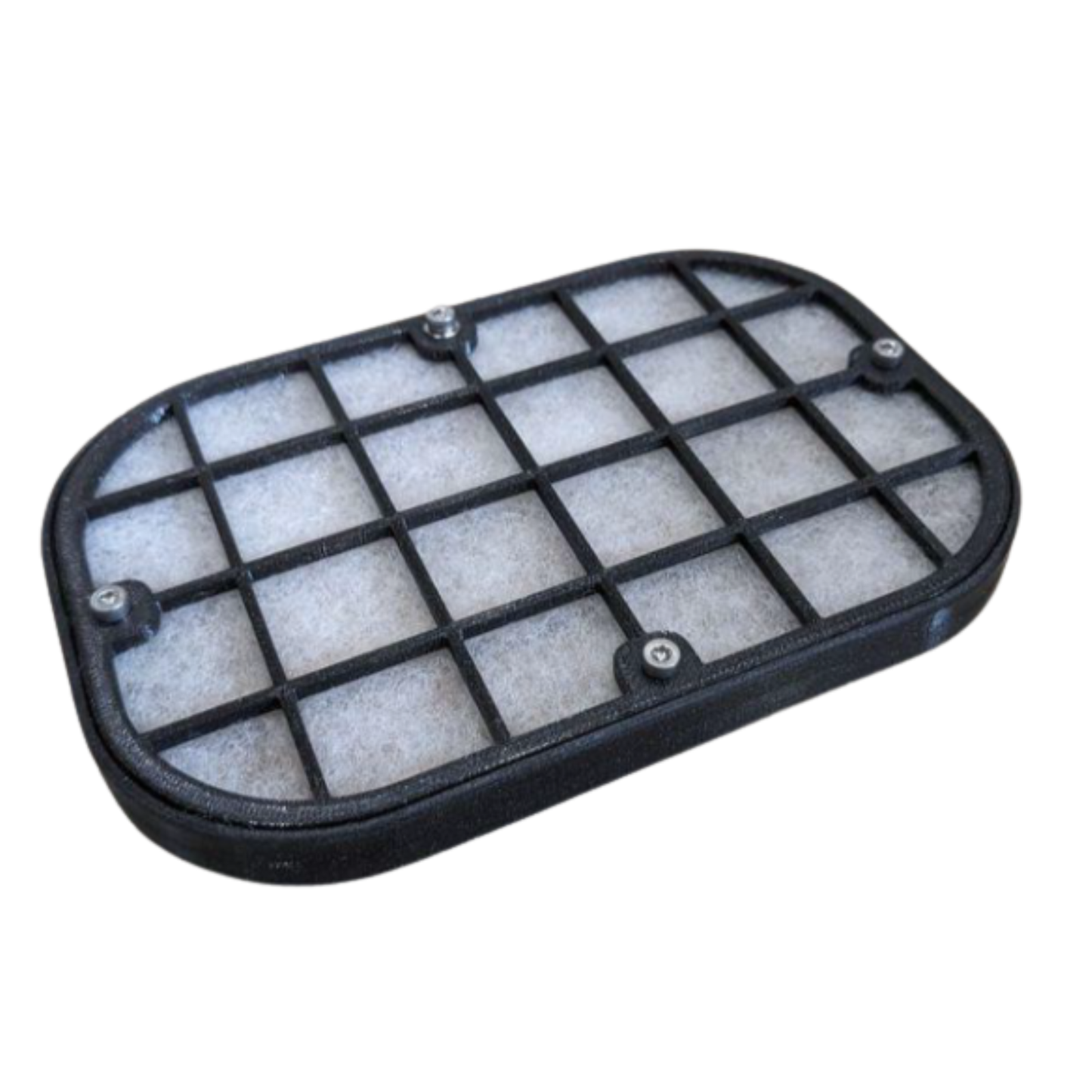 3D Printed Cabin Air Filter Housing Adapter – Fits Custom Install – Black – Requires M3 Screws