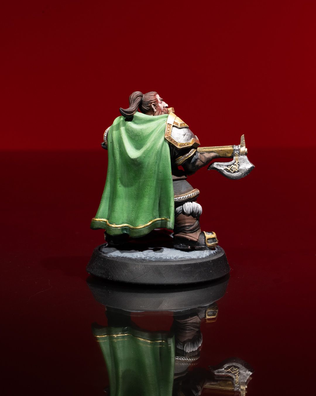 Dwarf Ranger Miniature - High-Detail Resin Figure for Tabletop RPGs and Wargames