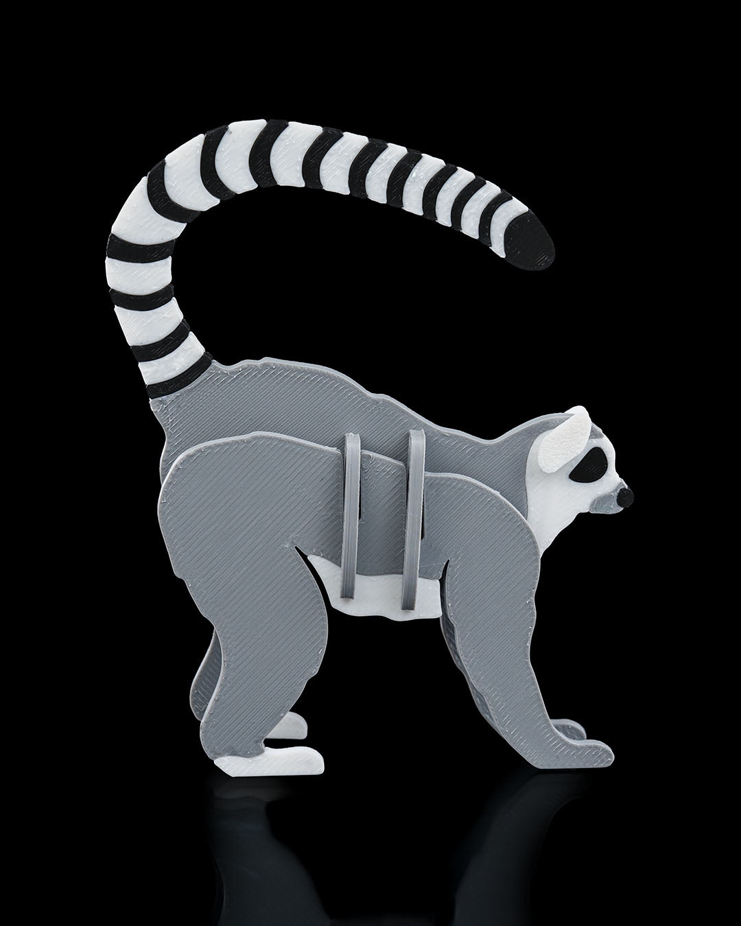 3D Printed Articulated Lemur Kit (2-Pack) | DIY & Collectible