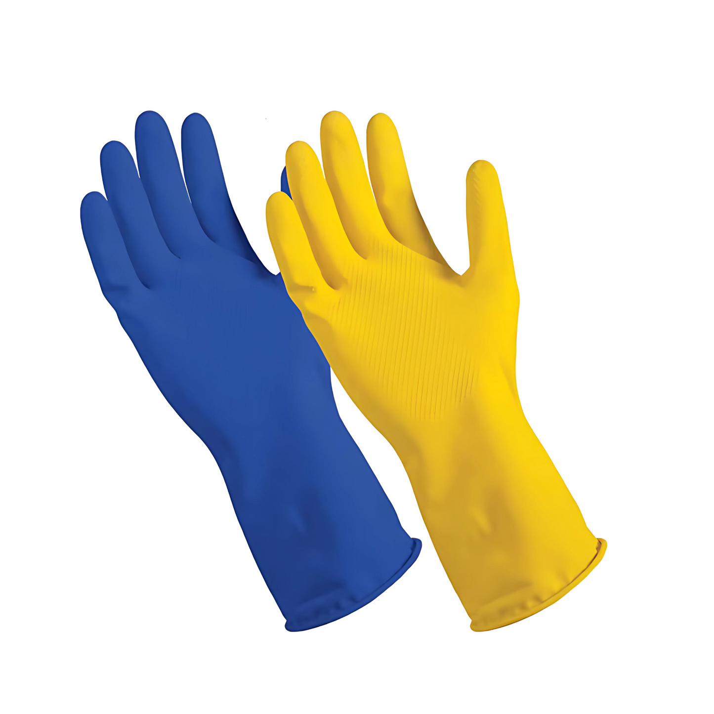 Premium Nitrile Cleaning Gloves – Latex-Free, Vinyl-Free – Reusable Household & Dishwashing Gloves – Large Size (1 Pair)