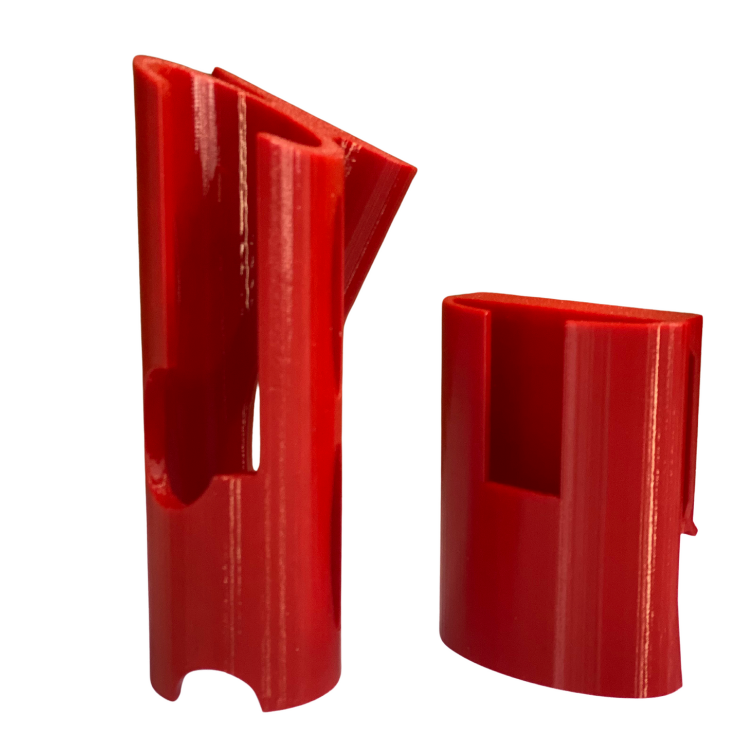 Belt Rod Holder Clip β 3D Printed Fishing Pole Support β Red β Hands-Free Waist Mount
