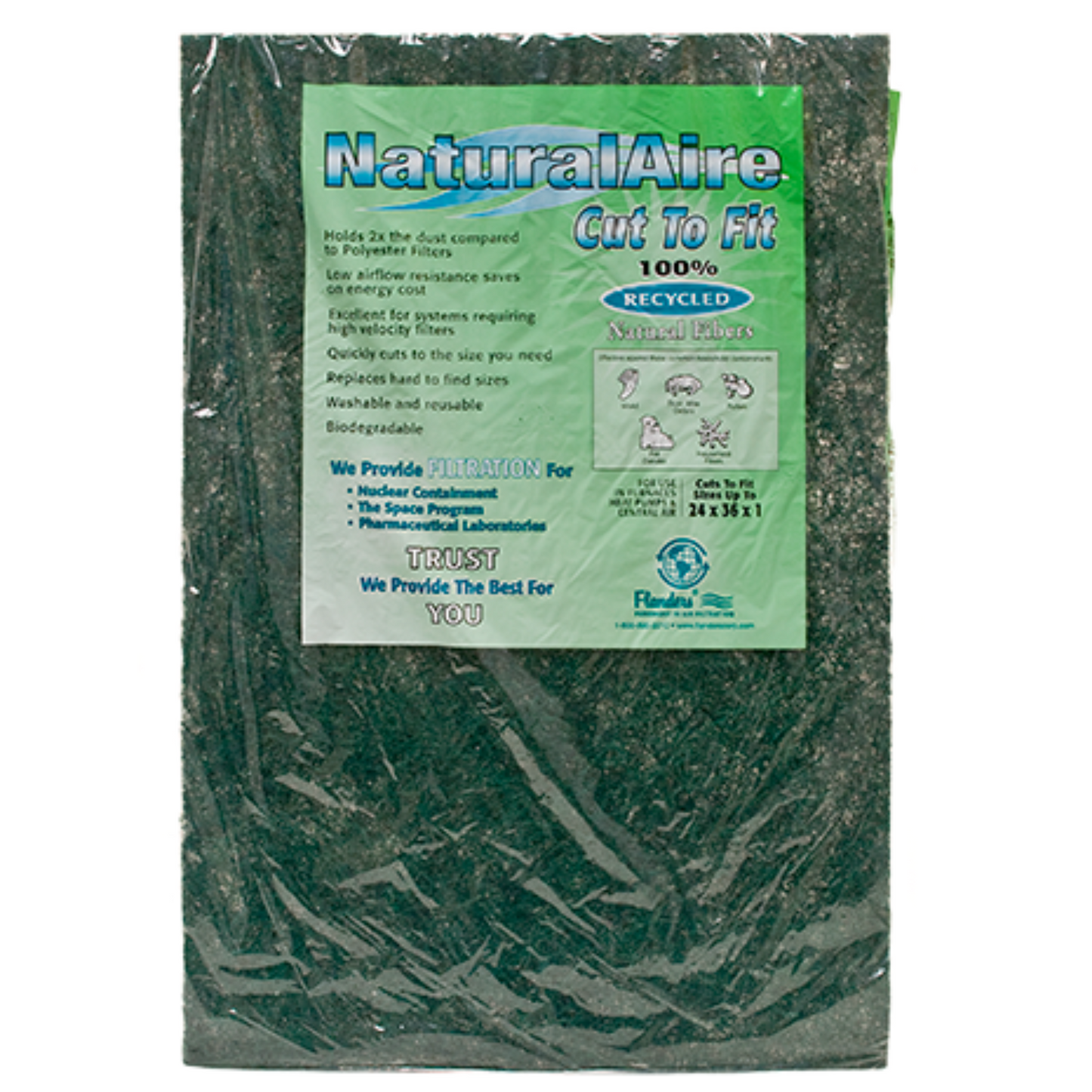 24 X 36 X 1 Budget FRP 2 Washable Filter