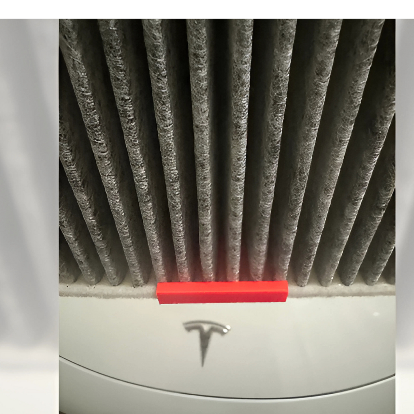 Tesla Model 3 / Y Cabin Air Filter Clip โ 3D Printed Odor Prevention Bracket (Fits Behind Filter)