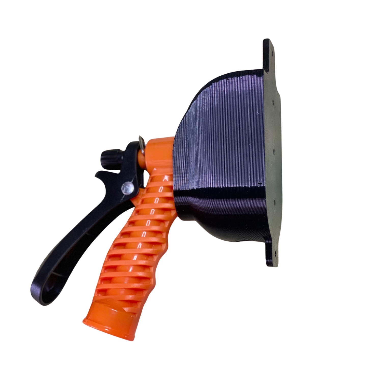 Garden Hose Nozzle (3 Colors) with 3D Printed Wall Mount Holder – Multiple Holder Colors – Choose Your Color or Random