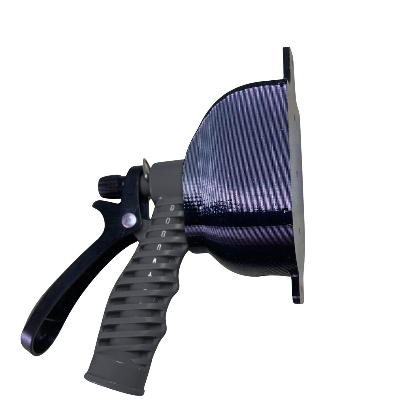 Garden Hose Nozzle (3 Colors) with 3D Printed Wall Mount Holder – Multiple Holder Colors – Choose Your Color or Random