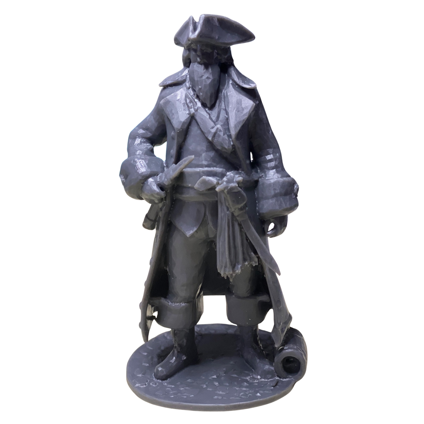 3D Printed Pirate Miniature – Resin Figurine – Tabletop RPG / Display Model – 5 inch
