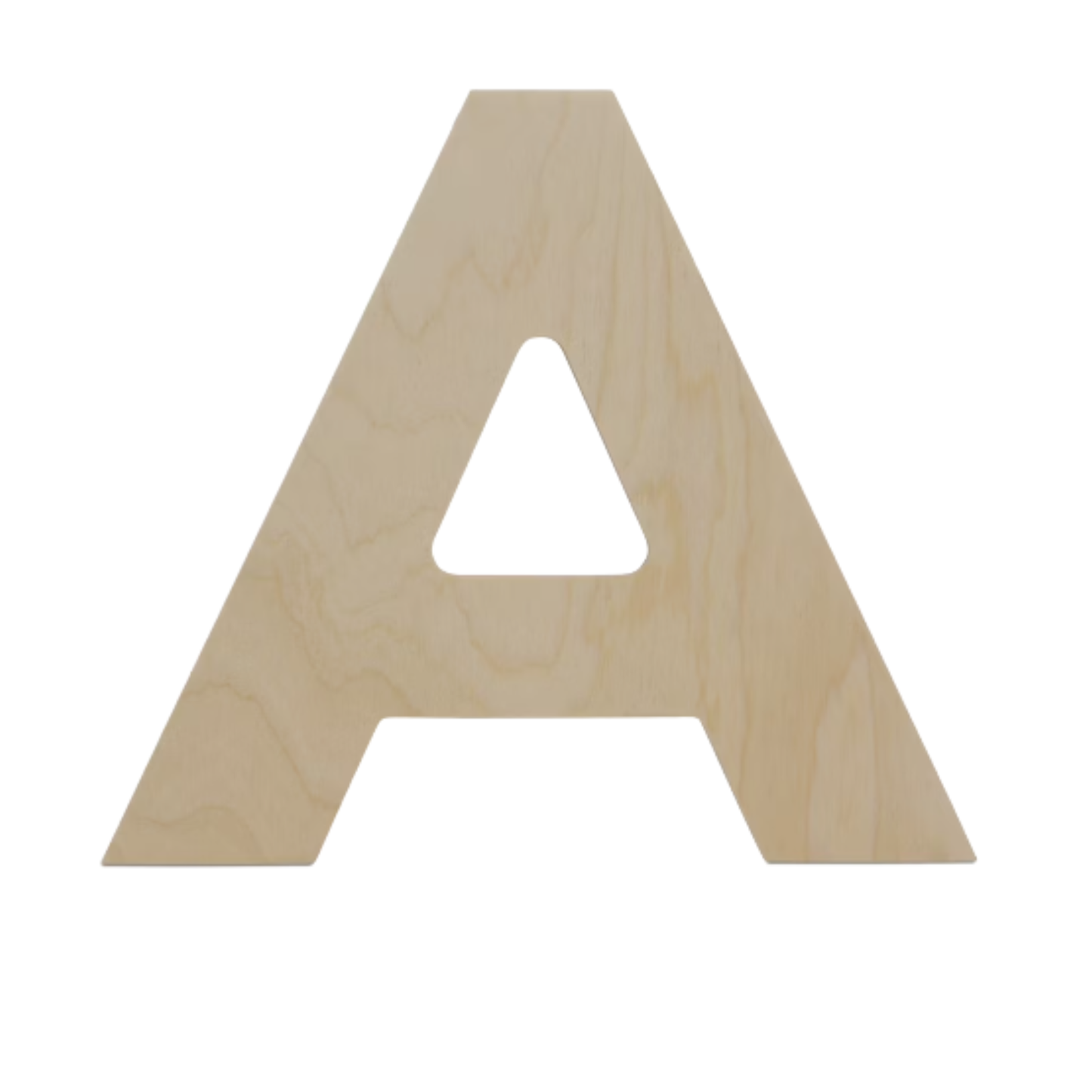Unfinished Wooden Letters – 4", 6", 8" Baltic Birch Wood Cutouts 3mm DIY Crafts