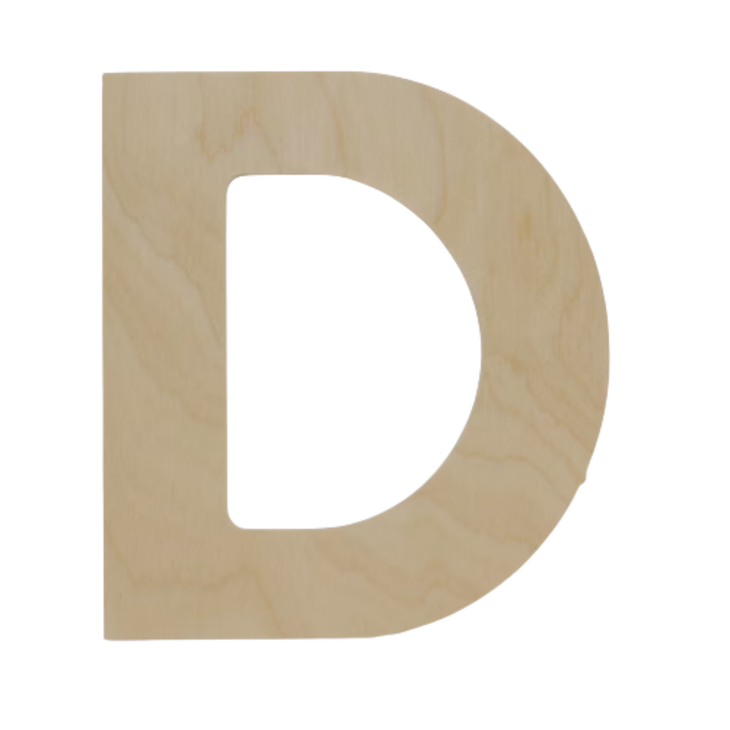 Unfinished Wooden Letters – 4", 6", 8" Baltic Birch Wood Cutouts 3mm DIY Crafts