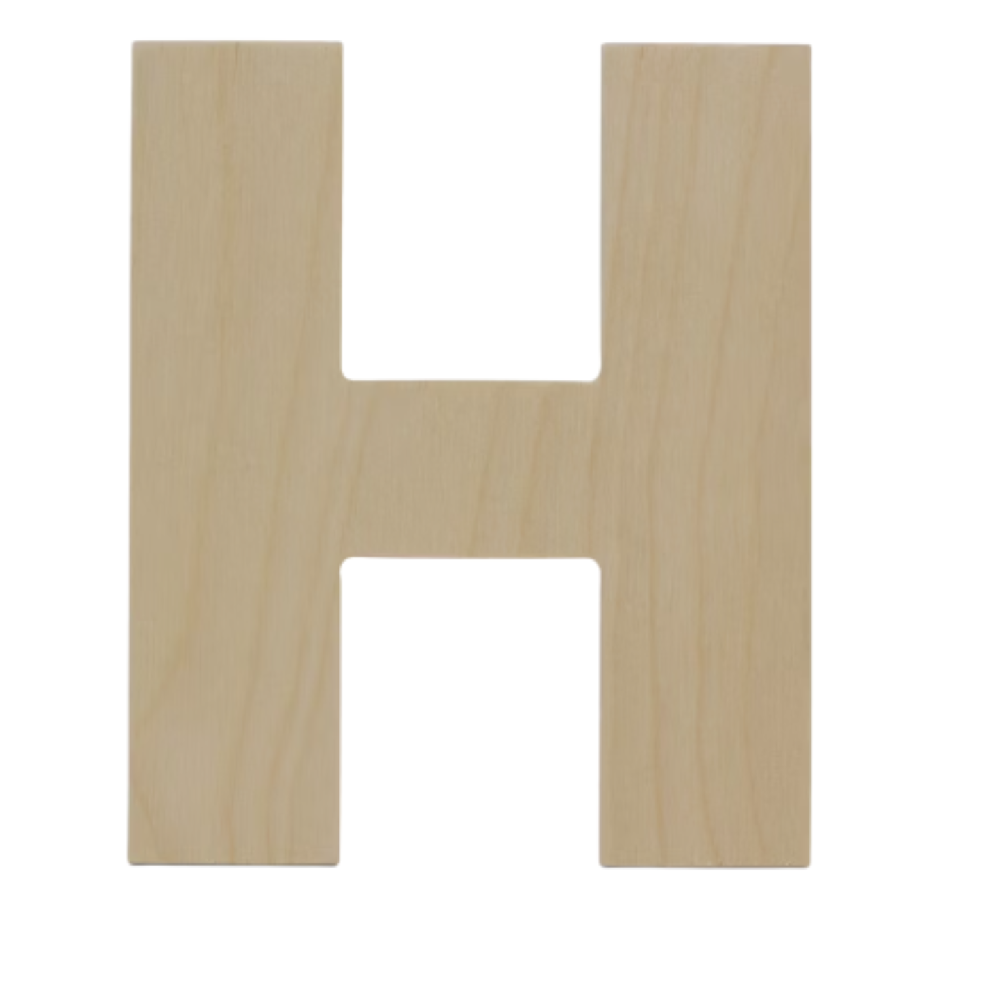 Unfinished Wooden Letters – 4", 6", 8" Baltic Birch Wood Cutouts 3mm DIY Crafts