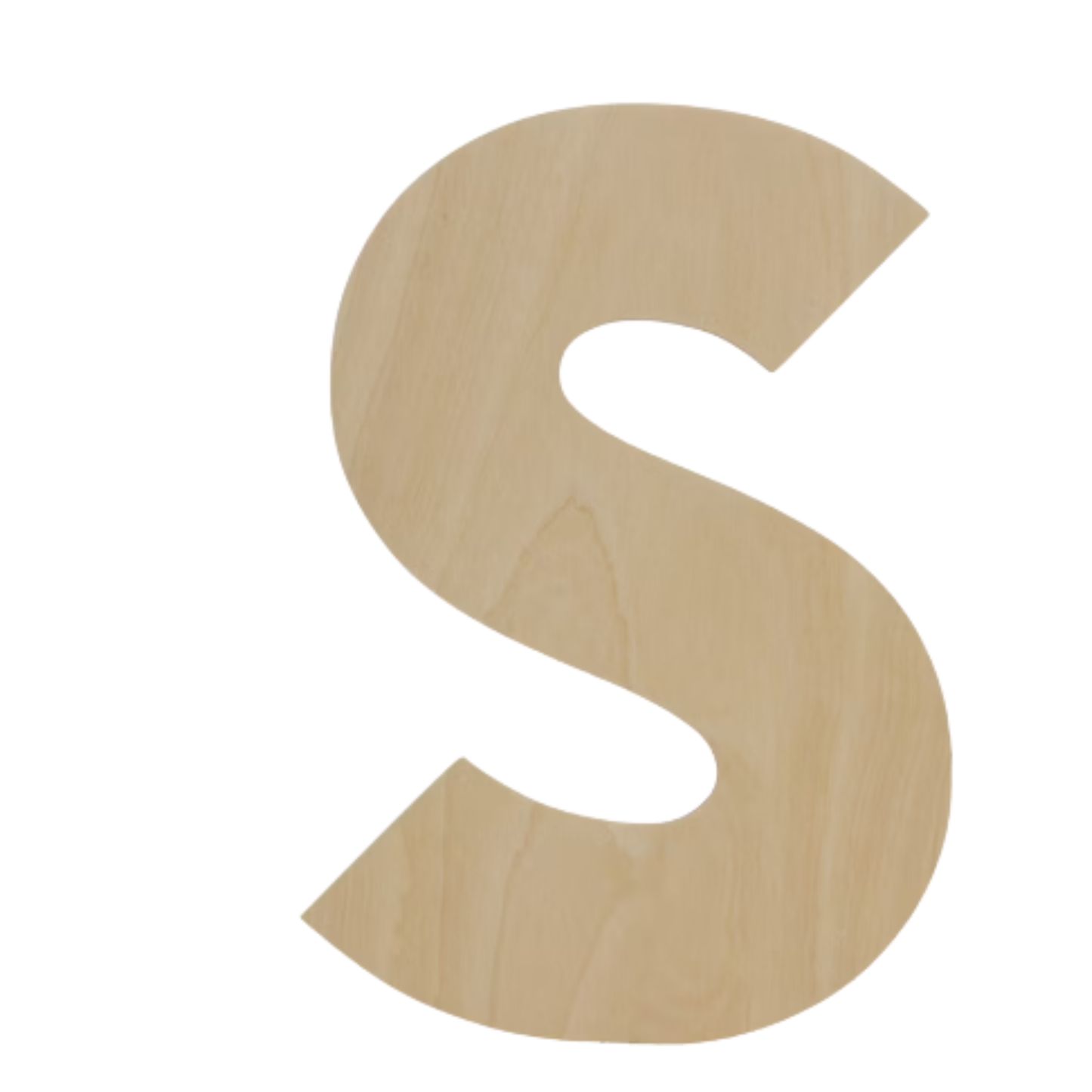 Unfinished Wooden Letters – 4", 6", 8" Baltic Birch Wood Cutouts 3mm DIY Crafts