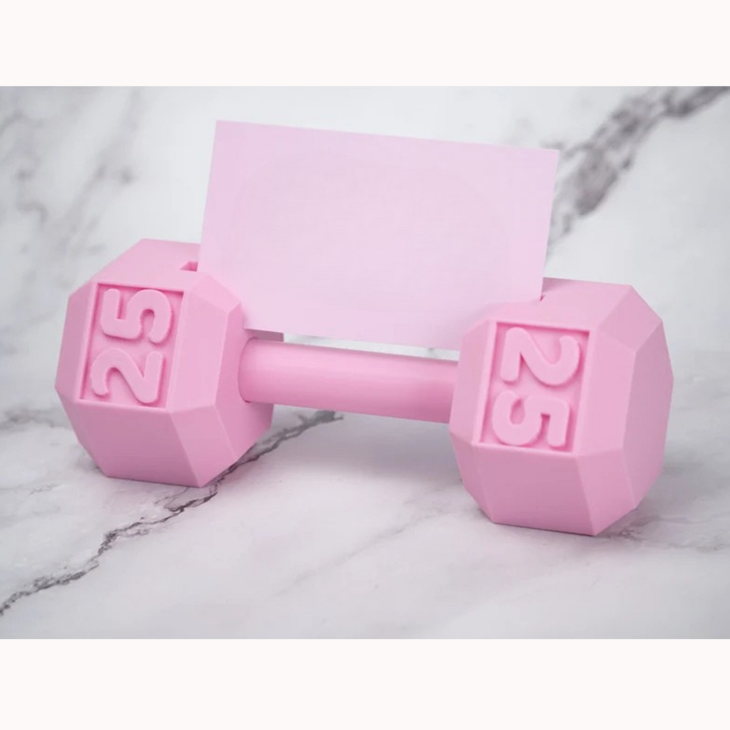 Dumbbell Business Card Holder – Fitness Desk Display