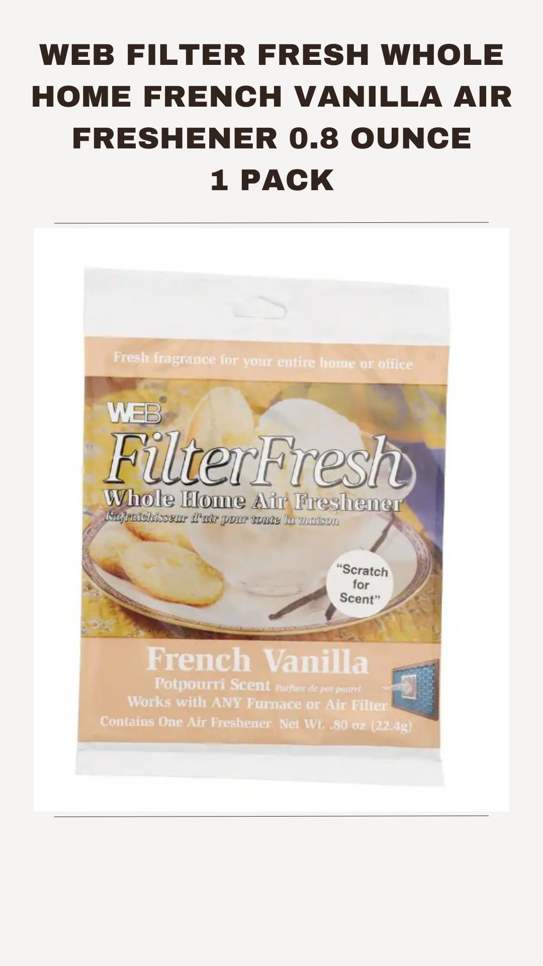 Filter Fresh Whole Home Air Freshener