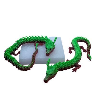 3D-Printed Articulated Dragon – Random Color