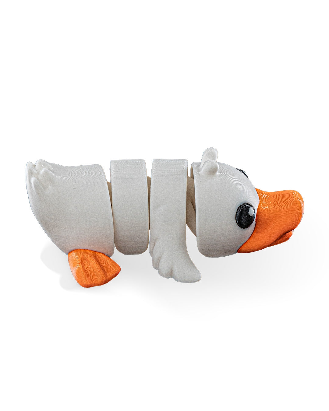 3D Printed Duck Keychain - Set of 2 - Articulated PLA Model - Cute and Collectible