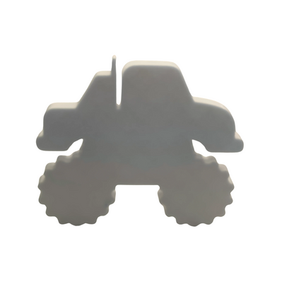 BuildInk Monster Truck Clay Cutter Set – 2 PCS 3D Printed Polymer Clay Cutters – 3.5" & 2.5" – Stamp & Outline Tools – Random Color – for Kids Crafts, DIY, and Baking