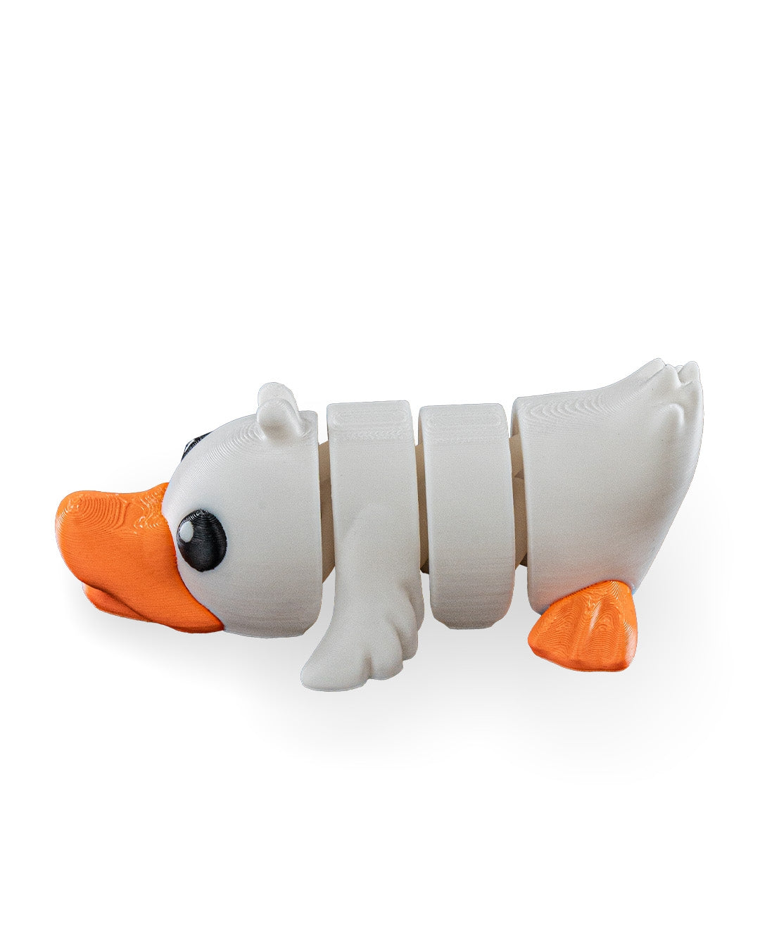 3D Printed Duck Keychain - Set of 2 - Articulated PLA Model - Cute and Collectible