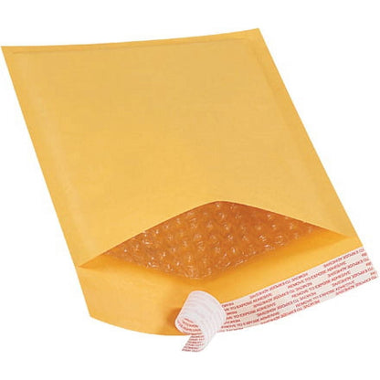 Bubble Mailers #2 - 8.5" x 12" | Pack of 10 | Padded Envelopes with Self-Sealing Closure