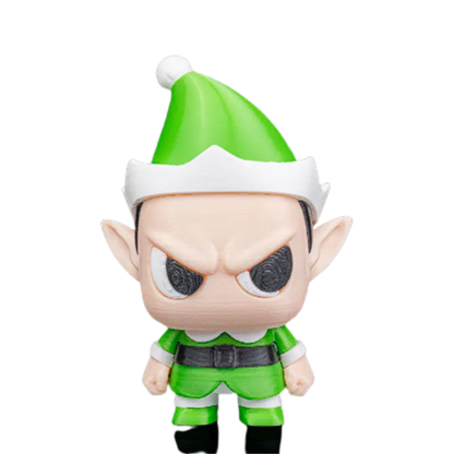 The Holidays Just Got an Attitude! Collectible 7-Piece 3D Printed Figurine Set