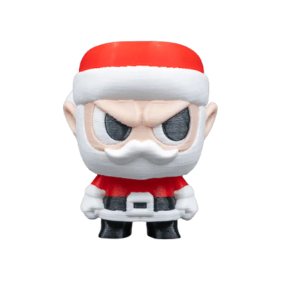 The Holidays Just Got an Attitude! Collectible 7-Piece 3D Printed Figurine Set