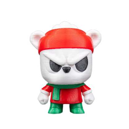 The Holidays Just Got an Attitude! Collectible 7-Piece 3D Printed Figurine Set