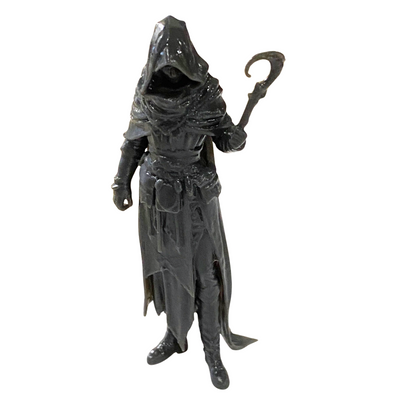Unpainted Resin Miniature – Hooded Mage / Wizard with Staff – Ready to Paint 3D Print