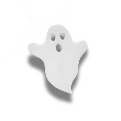 BuildInk™ Ghost 7 Clay Cutter Set – 7-Piece + FREE Bonus 20 mm Mini (8 Total) | Polymer Clay/Fondant Cutters | 3D Printed, Made to Order