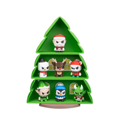 The Holidays Just Got an Attitude! Collectible 7-Piece 3D Printed Figurine Set