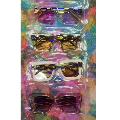 Luxury Oversized Square Sunglasses - 4 Stylish Models