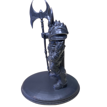3D Printed Minotaur Warrior Figurine with Horns and Armor - Epic Miniature for RPG Games
