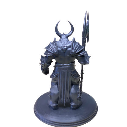 3D Printed Minotaur Warrior Figurine with Horns and Armor - Epic Miniature for RPG Games
