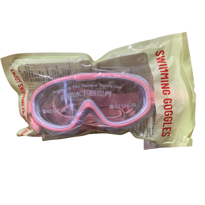 Swimming Goggles – Purple with Pink Frame – Anti-Fog & UV Protection