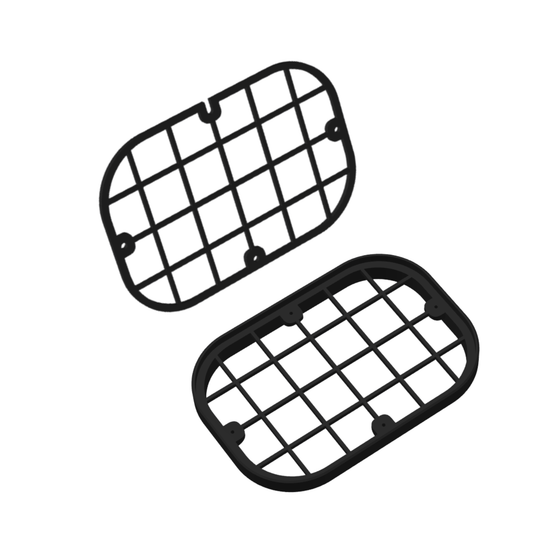 3D Printed Cabin Air Filter Housing Adapter – Fits Custom Install – Black – Requires M3 Screws