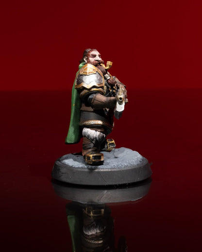 Dwarf Ranger Miniature - High-Detail Resin Figure for Tabletop RPGs and Wargames