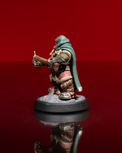 Dwarf Ranger Miniature - High-Detail Resin Figure for Tabletop RPGs and Wargames