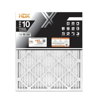 HDX 14 in. x 20 in. x 1 in. Elite Pleated Air Filter FPR 10 (14x20x1)