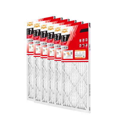 HDX 12 in. x 18 in. x 1 in. Allergen Plus Pleated Air Filter MERV 11, 6 Pack