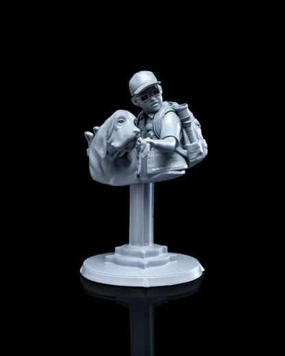 Embark on New Adventures with the Explorer and Dog Miniature (75mm)