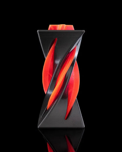 3-Pack 3D Printed Optical Illusion Helix Sculptures – Unique Spiral Fidget Decor Set – Impossible Cone Style Desk Toys for Adults & Kids