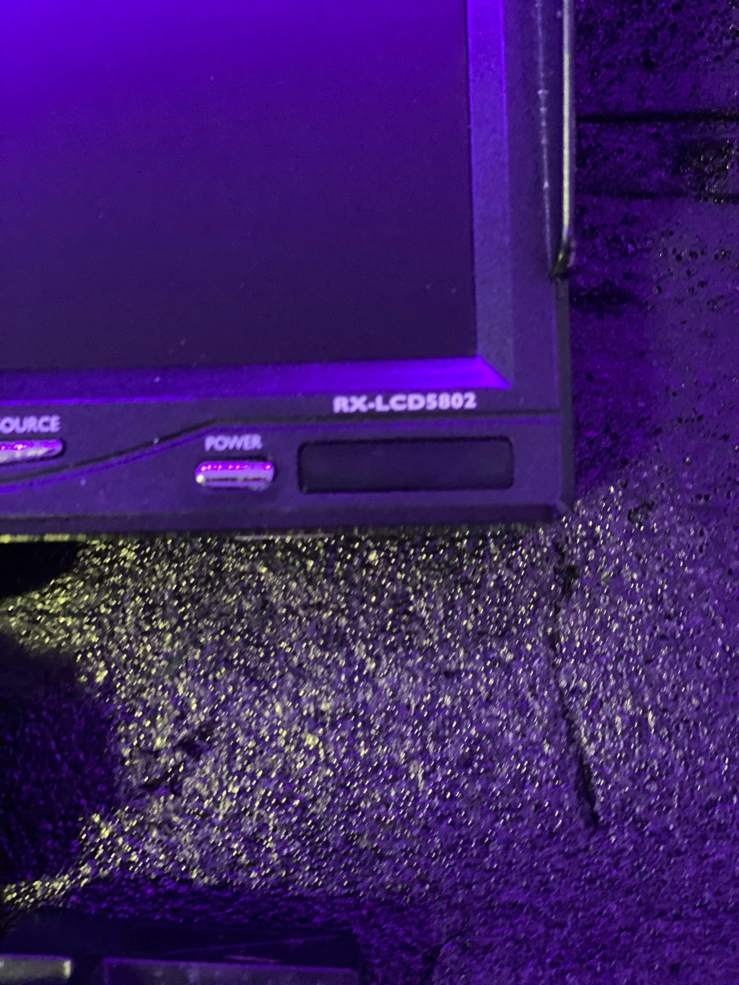 USED RX-LCD5802 7-Inch FPV Monitor 5.8GHz 32/40CH Dual Diversity Receiver (RC Drone)