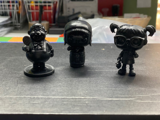 El Chavo del Ocho 3D Printed Figure Set - Chavo, Chilindrina, Nono - DIY Paintable