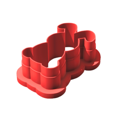 Bunny Clay Cutter Set – 10 Sizes – 3D Printed – Polymer Clay Tool – Random Color