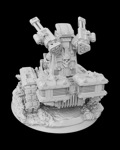 Mad Tank Sci-Fi Miniature 32mm Resin - Grimdark Wargaming Vehicle Proxy RPG