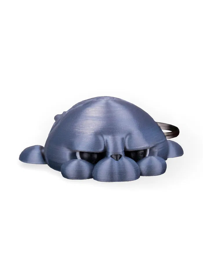 🐟 Grumpy Fish – 3D Printed Articulated Keychain Figurine