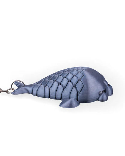🐟 Grumpy Fish – 3D Printed Articulated Keychain Figurine