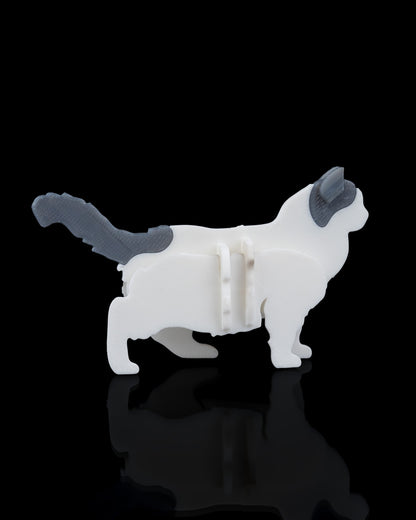 3D Printed Cat Kit - Set of 2 - Articulated PLA Model - DIY Puzzle & Unique Desk Decor