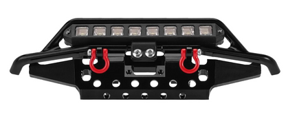 INJORA CNC Aluminum Front Bumper for 1/18 RC Crawler TRX4M Bronco Upgrade (4M-43)